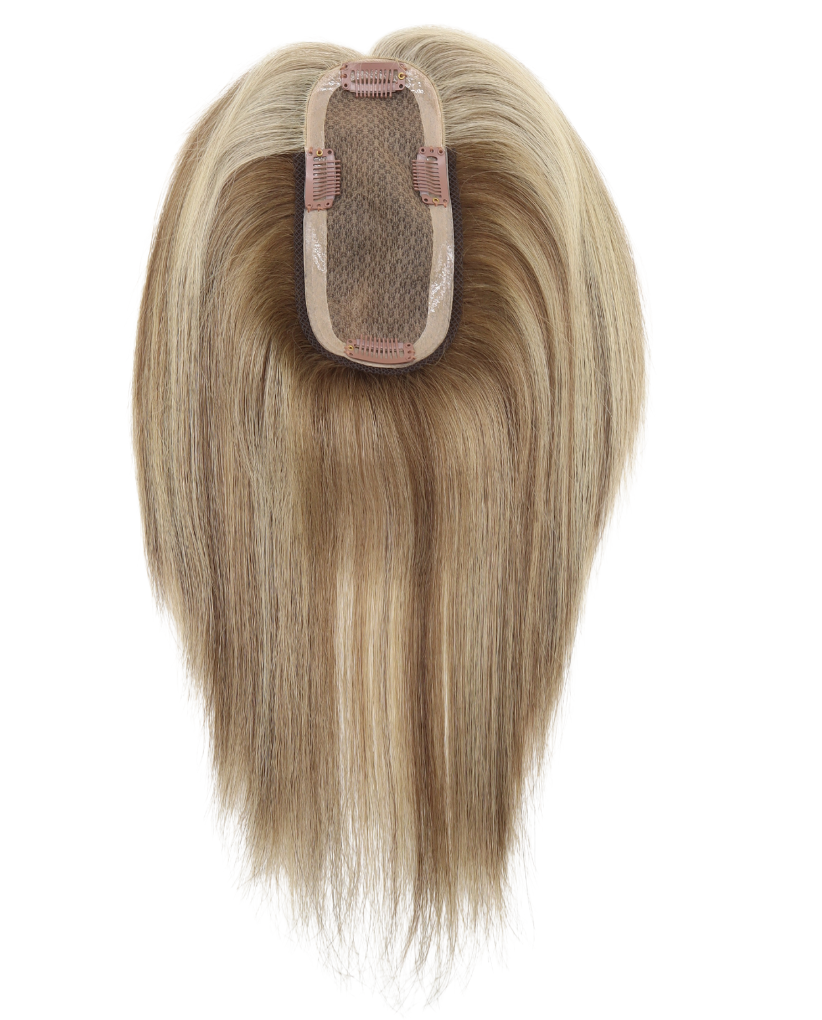 Silk base Blended Hair Topper For Women