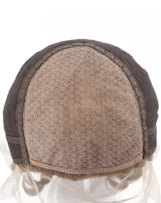 Lace front wig silk top