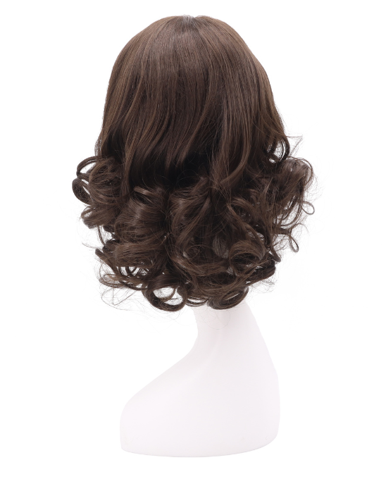 Lace front wig silk top