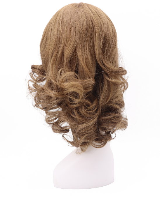 Lace front wig silk top