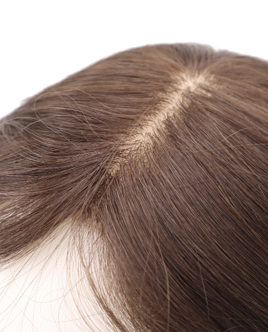 Hand Tied Silk Top Women's Wig With Lace Front (CH/DFJ-1313) - Image 4